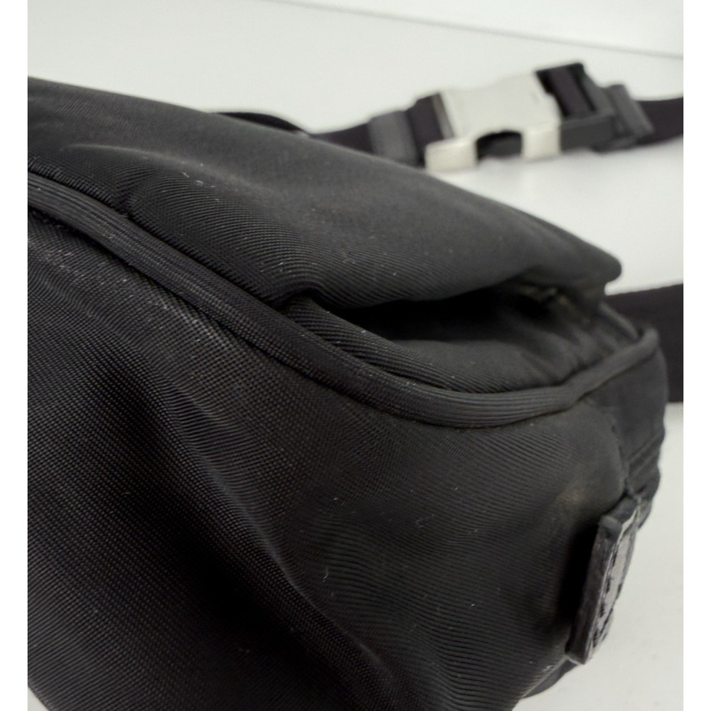 Prada Tessuto Nylon Belt Bag in Black with a Front Zippered Pocket S07 - Picture 5 of 16